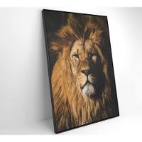 Quadro Leão 80x120 Cm Tecido Canvas - 14