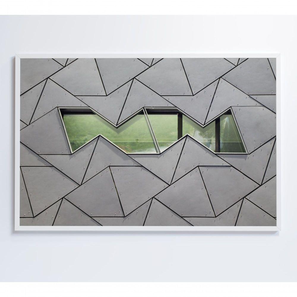 Quadro Arquitetura Formas 90x60 Cm Tecido Canvas - 4