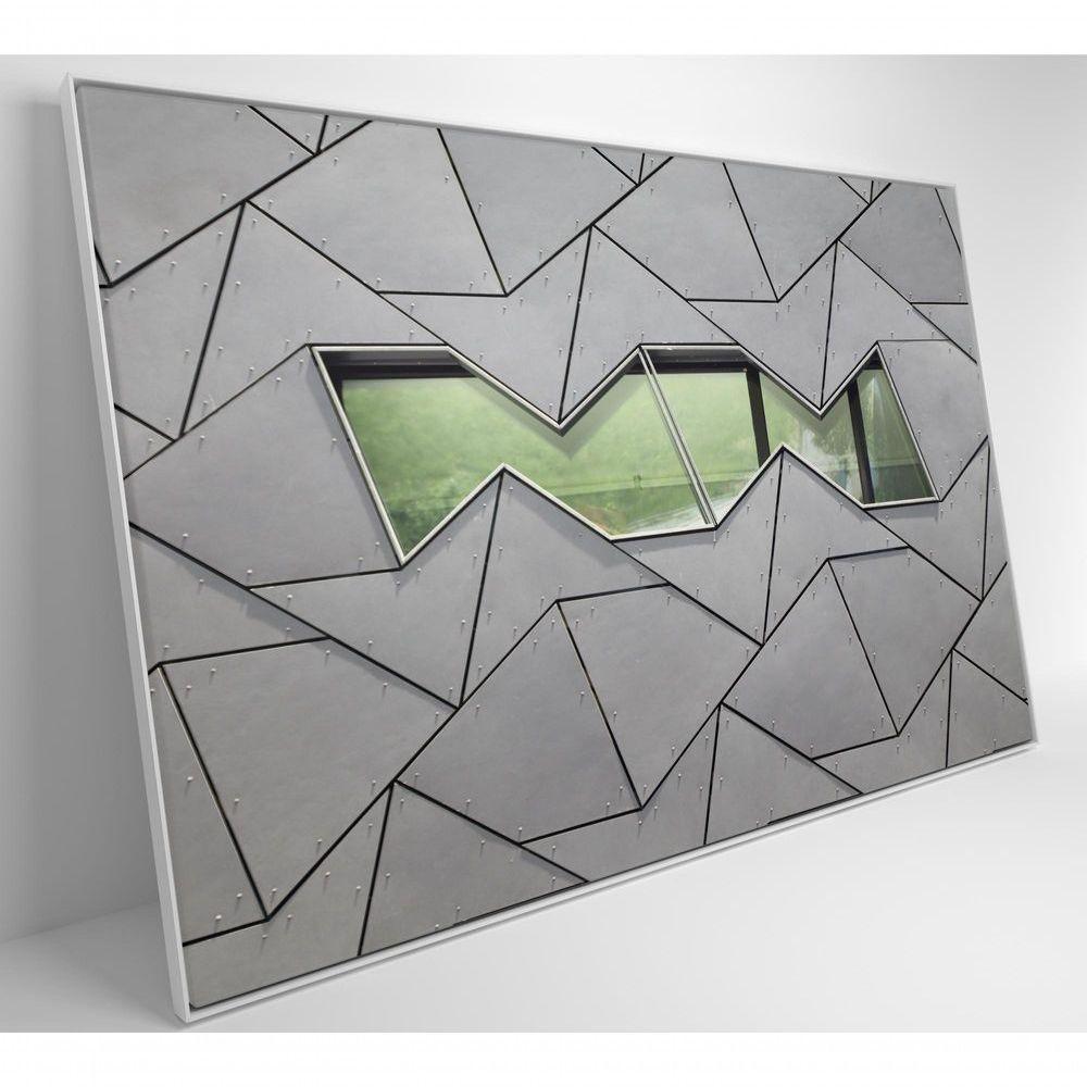 Quadro Arquitetura Formas 90x60 Cm Tecido Canvas - 6