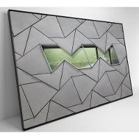 Quadro Arquitetura Formas 90x60 Cm Tecido Canvas - 5