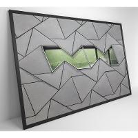 Quadro Arquitetura Formas 90x60 Cm Tecido Canvas - 8