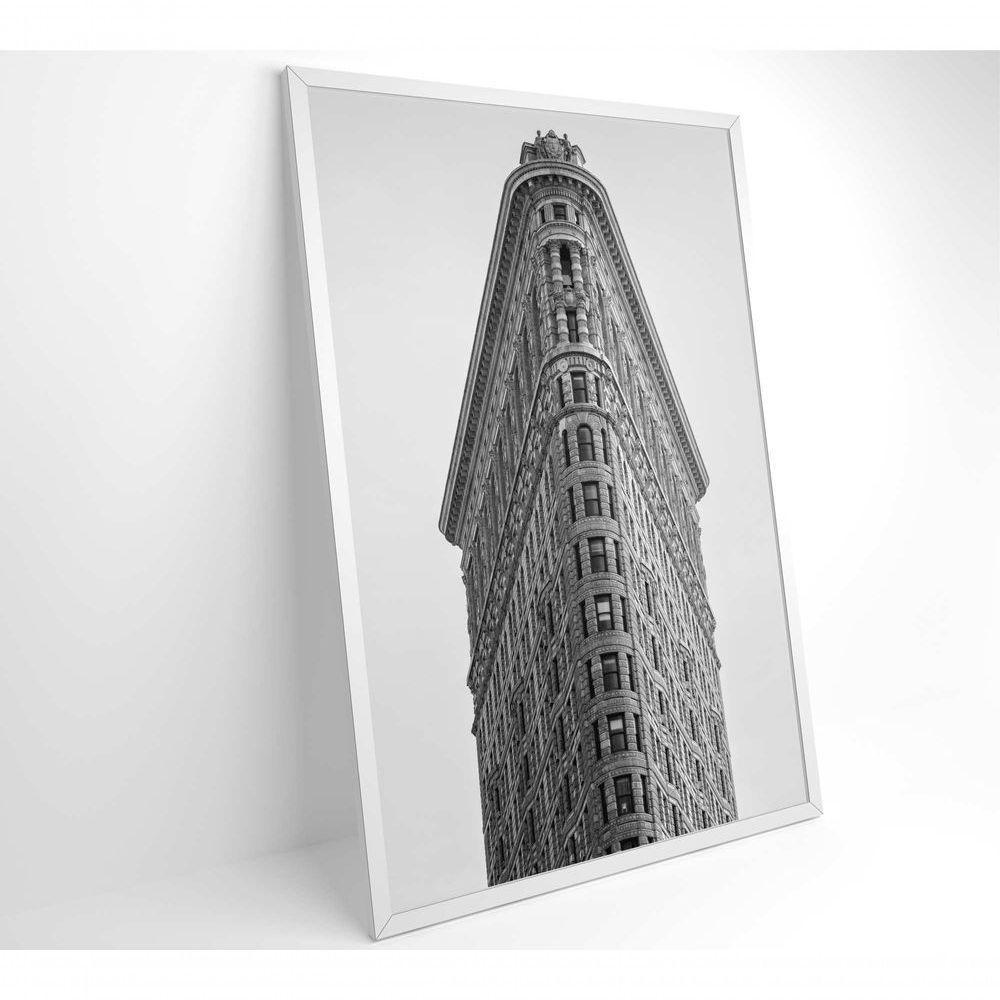 Quadro Edifício Flatiron 80x120 Cm Tecido Canvas - 4