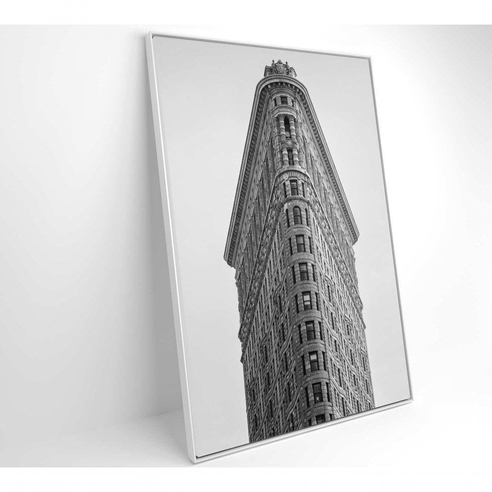 Quadro Edifício Flatiron 80x120 Cm Tecido Canvas - 8