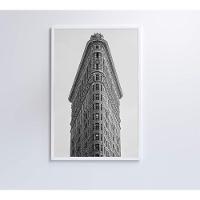 Quadro Edifício Flatiron 80x120 Cm Tecido Canvas - 9