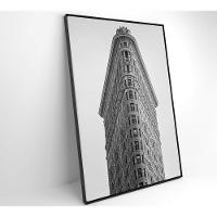 Quadro Edifício Flatiron 80x120 Cm Tecido Canvas - 11