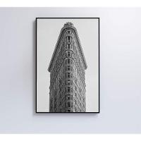 Quadro Edifício Flatiron 80x120 Cm Tecido Canvas - 13