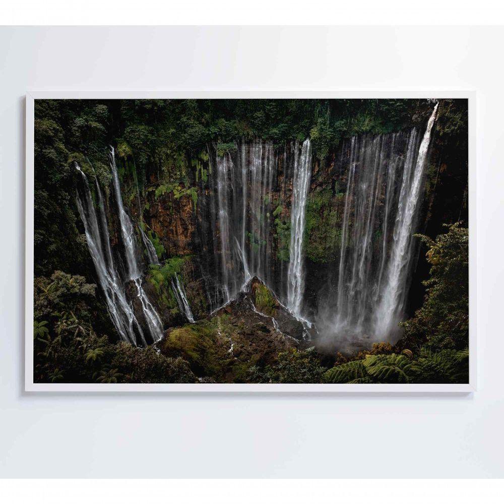 Quadro Cachoeiras 60x40 Cm Vidro Impresso - 1