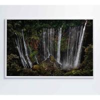 Quadro Cachoeiras 60x40 Cm Vidro Impresso - 1