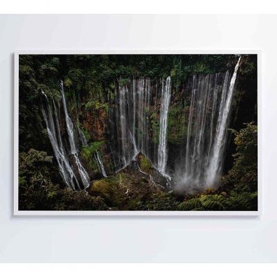 Quadro Cachoeiras 90x60 Cm Vidro Impresso