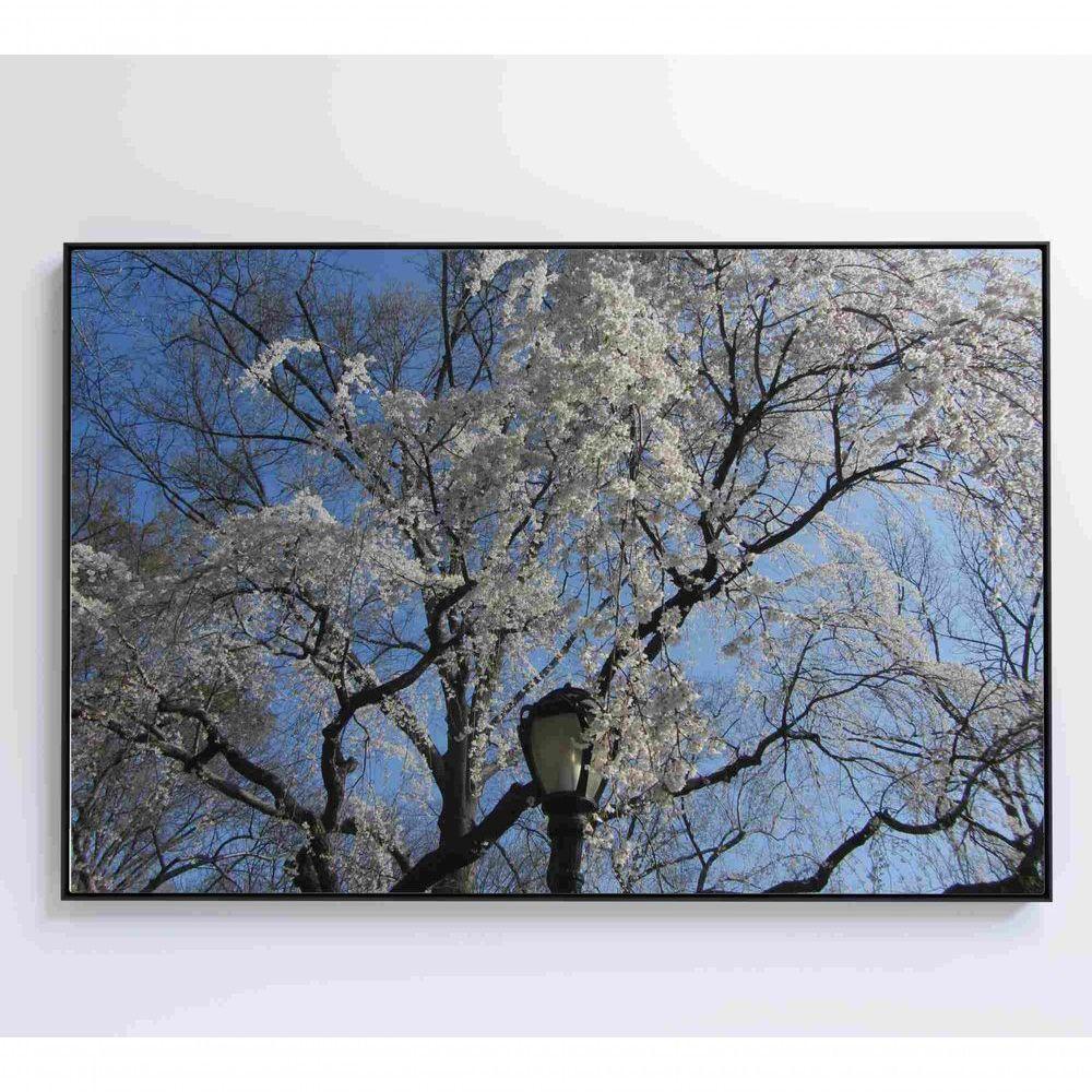 Quadro árvore Cerejeira 90x60 Cm Tecido Canvas - 2