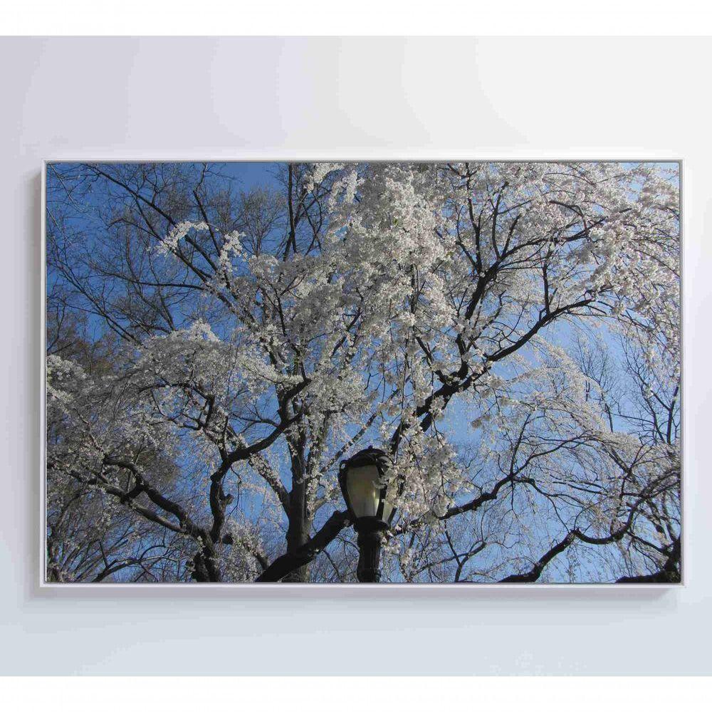 Quadro árvore Cerejeira 90x60 Cm Tecido Canvas - 6