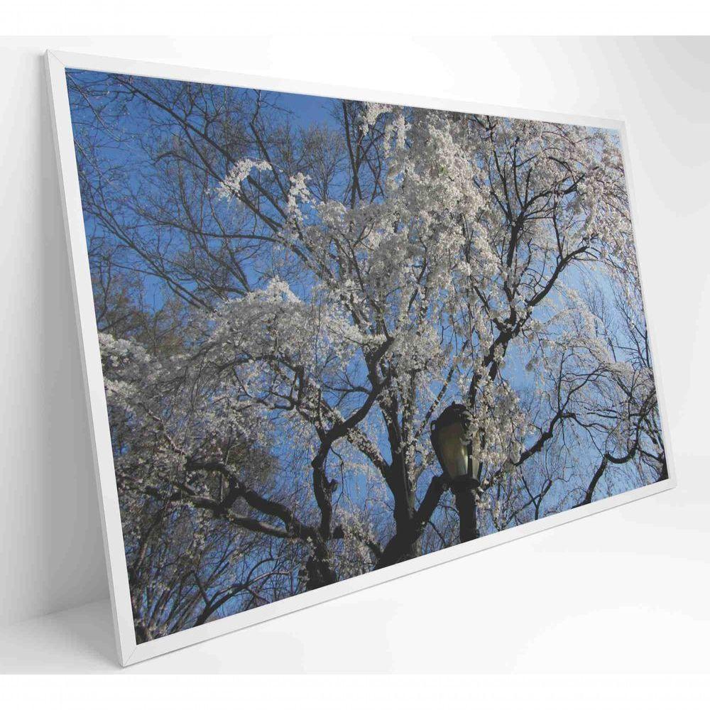 Quadro árvore Cerejeira 90x60 Cm Tecido Canvas - 8