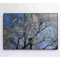 Quadro árvore Cerejeira 90x60 Cm Tecido Canvas - 2