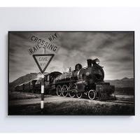 Quadro Trem A Vapor 90x60 Cm Tecido Canvas - 2