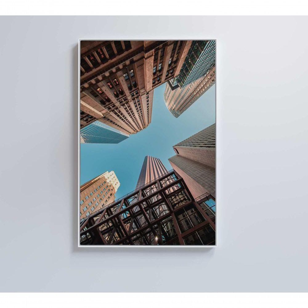 Quadro Nova York Prédios 40x60 Cm Tecido Canvas - 1