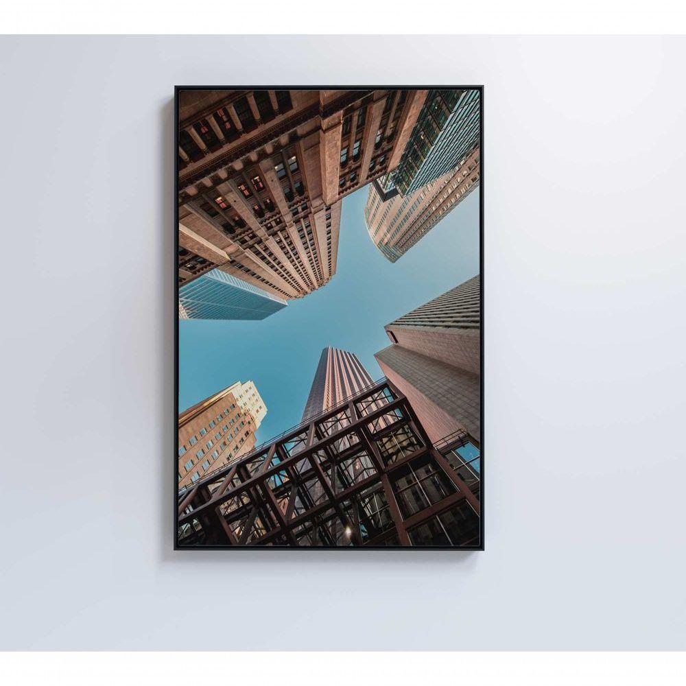 Quadro Nova York Prédios 40x60 Cm Tecido Canvas - 3