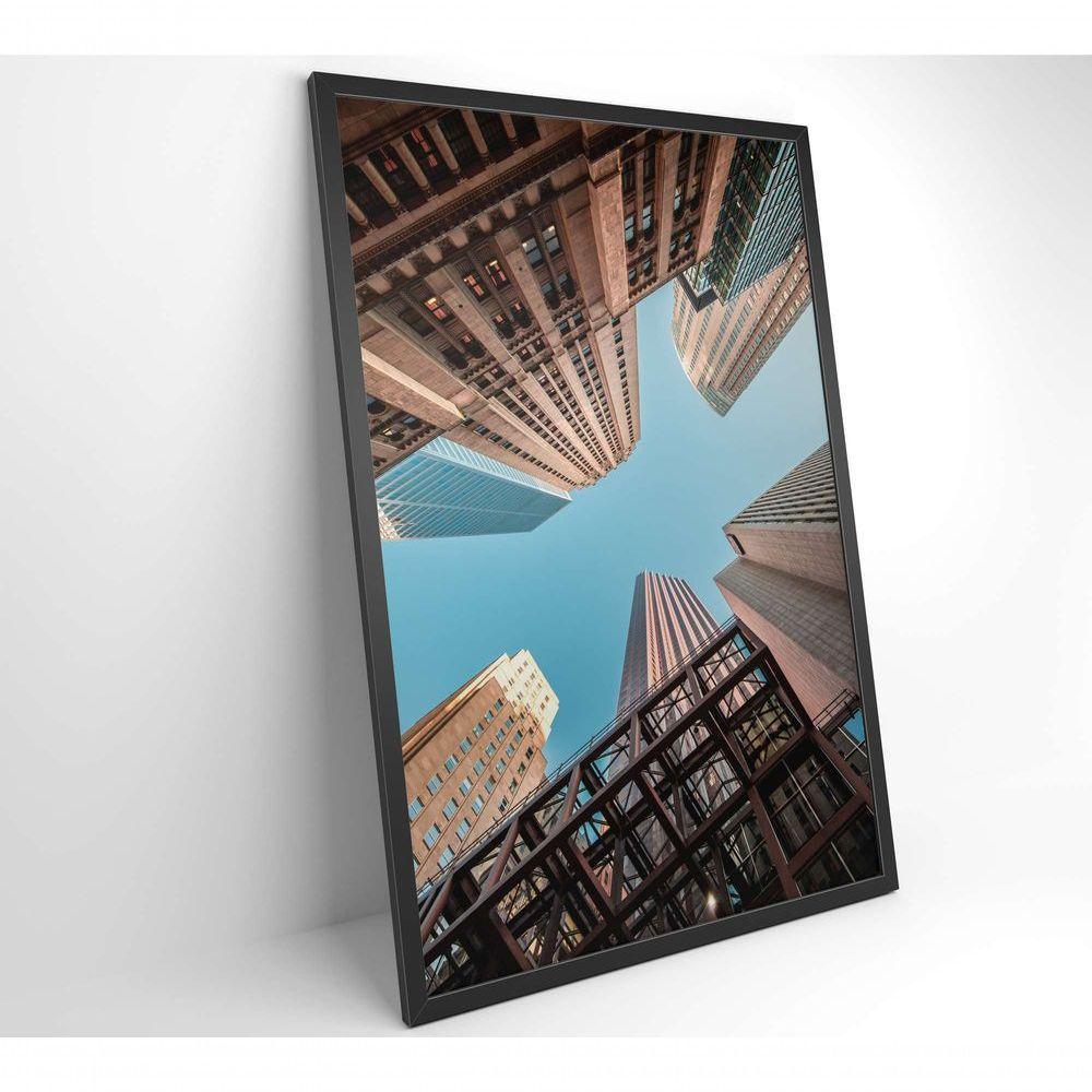 Quadro Nova York Prédios 40x60 Cm Tecido Canvas - 5