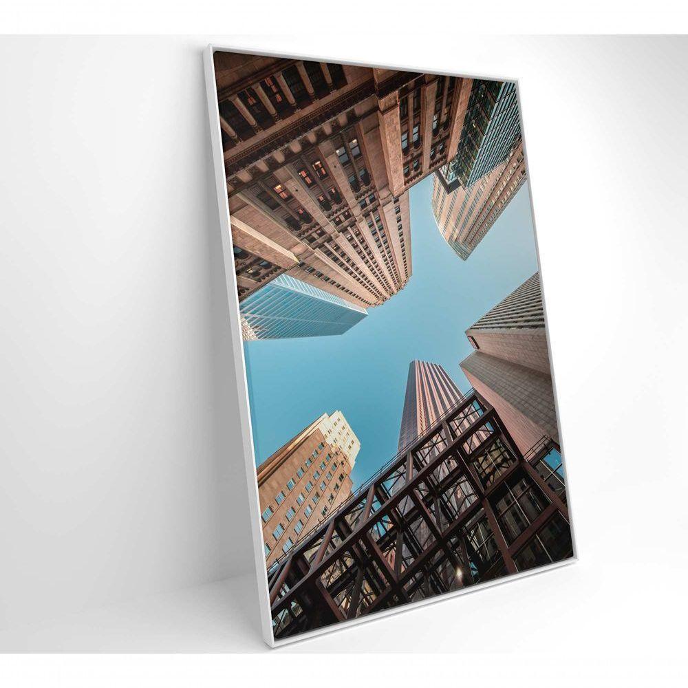 Quadro Nova York Prédios 40x60 Cm Tecido Canvas - 7