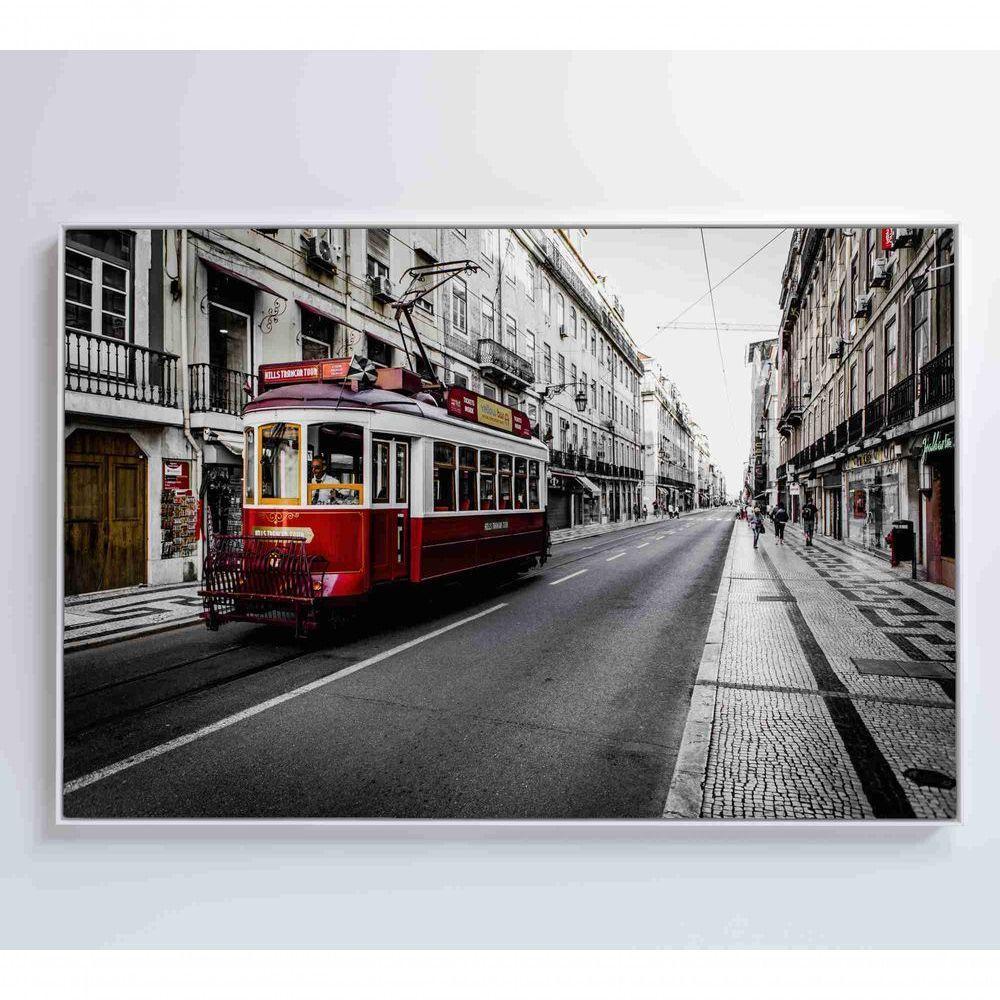 Quadro Bondinho 90x60 Cm Vidro Impresso - 3