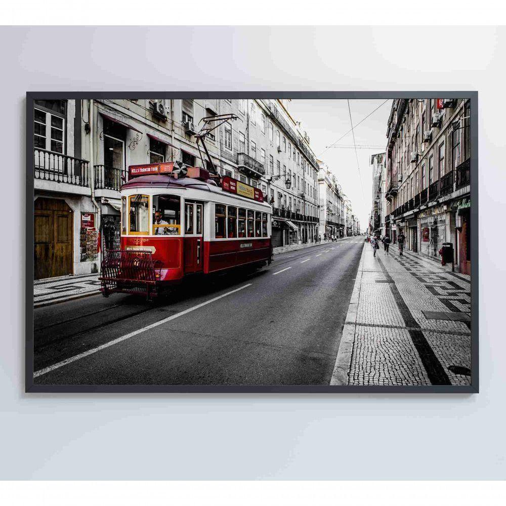 Quadro Bondinho 60x40 Cm Tecido Canvas - 5