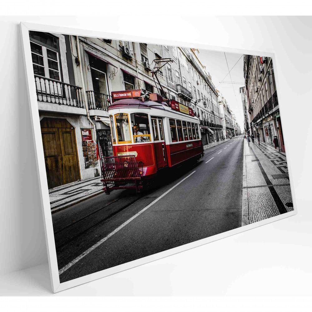 Quadro Bondinho 60x40 Cm Tecido Canvas - 6