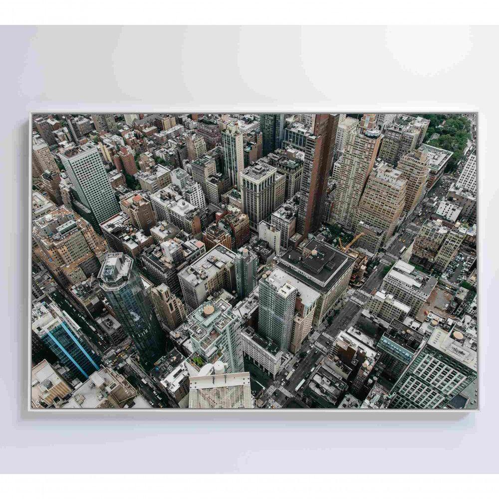 Quadro Metrópole 90x60 Cm Tecido Canvas - 5