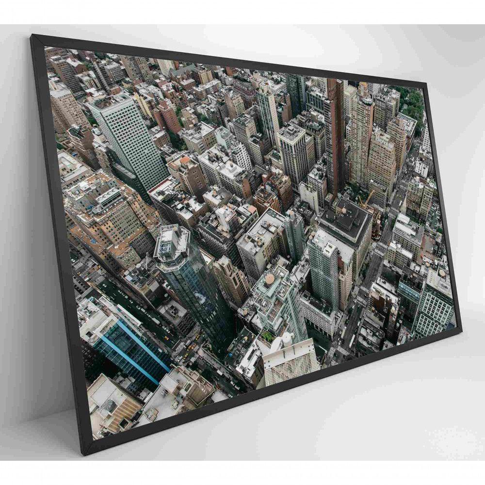 Quadro Metrópole 90x60 Cm Tecido Canvas - 6