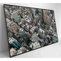 Quadro Metrópole 90x60 Cm Tecido Canvas - 13