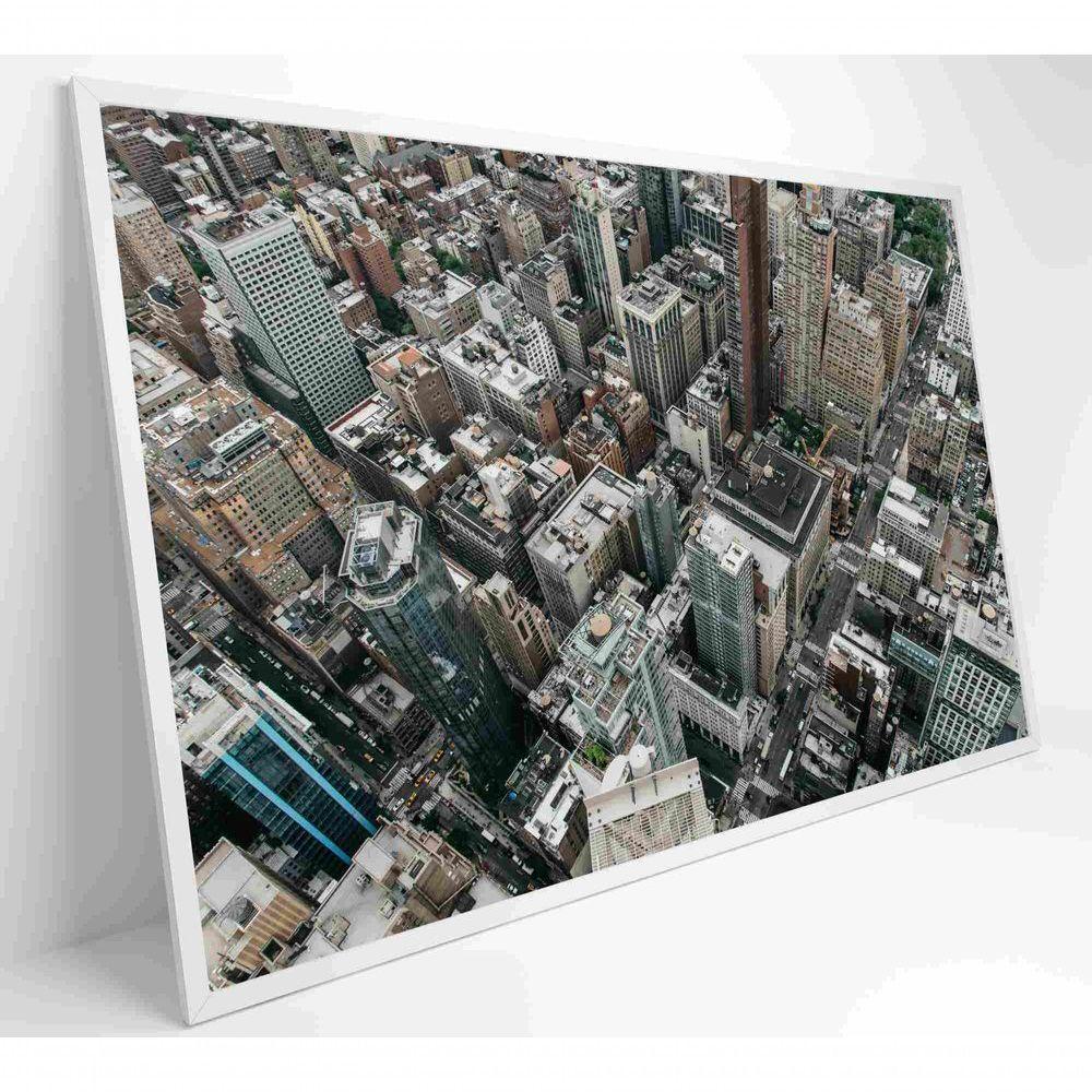 Quadro Metrópole 60x40 Cm Tecido Canvas - 6