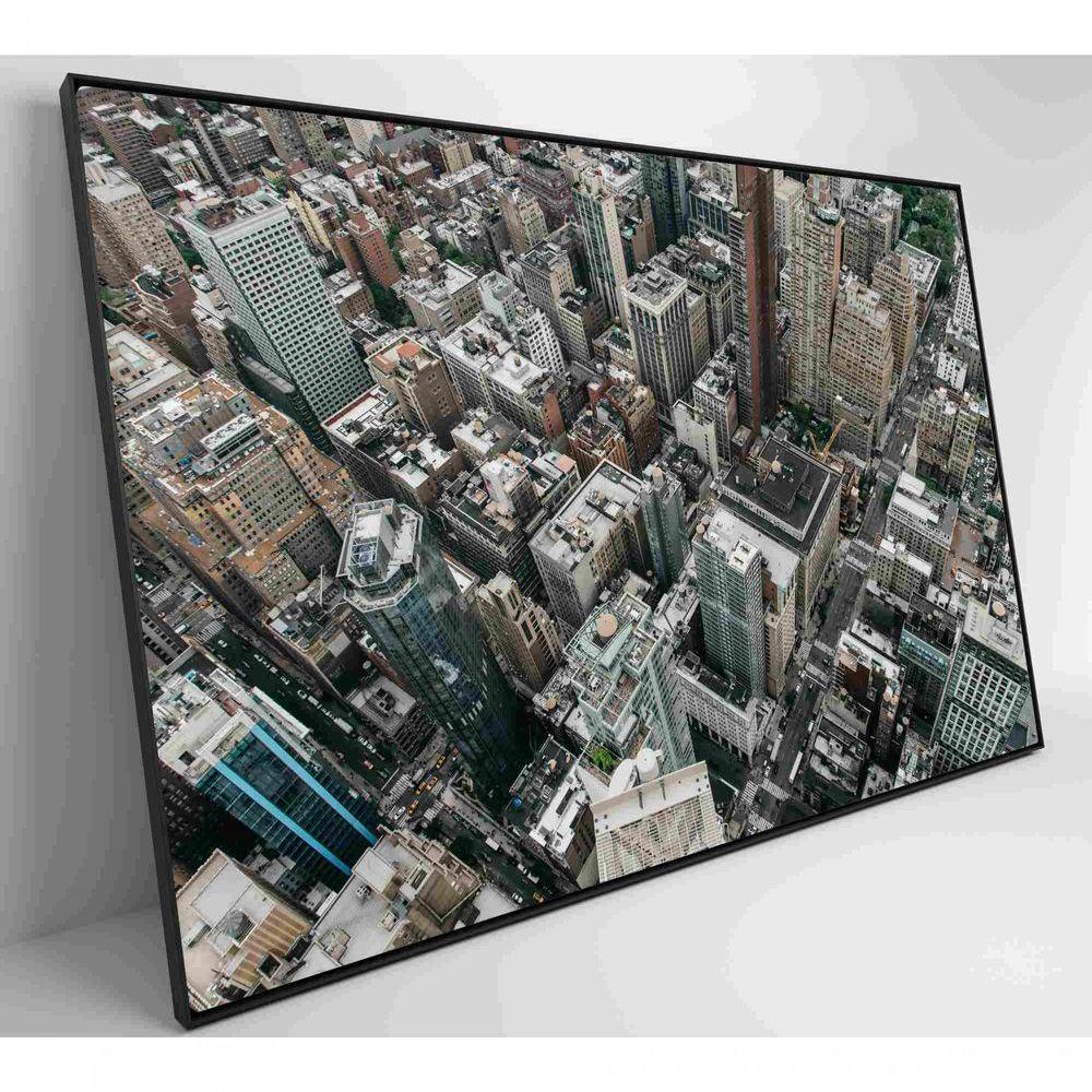 Quadro Metrópole 60x40 Cm Tecido Canvas - 8