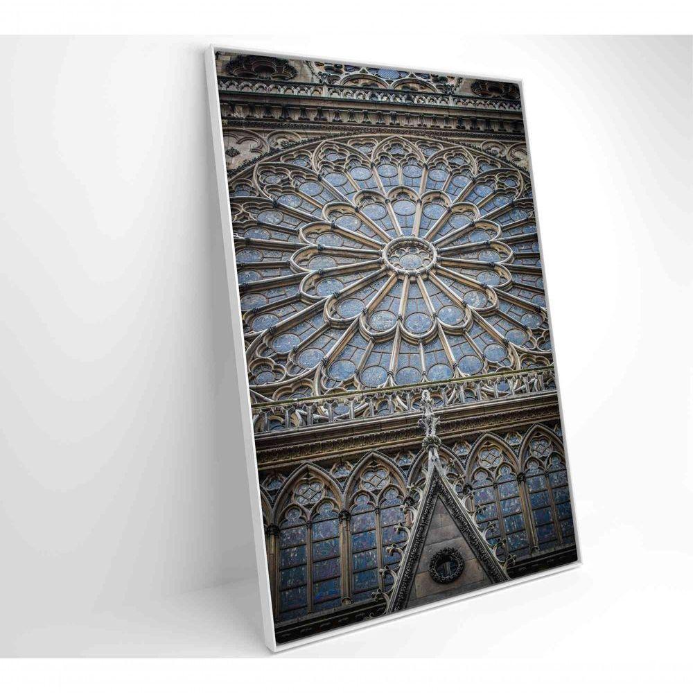 Quadro Catedral De Notre Dame 80x120 Cm Tecido Canvas - 2
