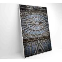 Quadro Catedral De Notre Dame 80x120 Cm Tecido Canvas - 2