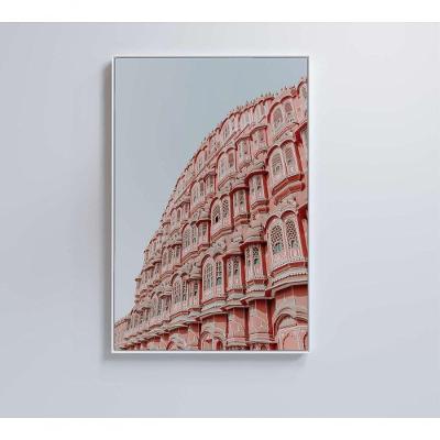 Quadro Palácio Rosa índia 40x60 Cm Adesivo Fotográfico