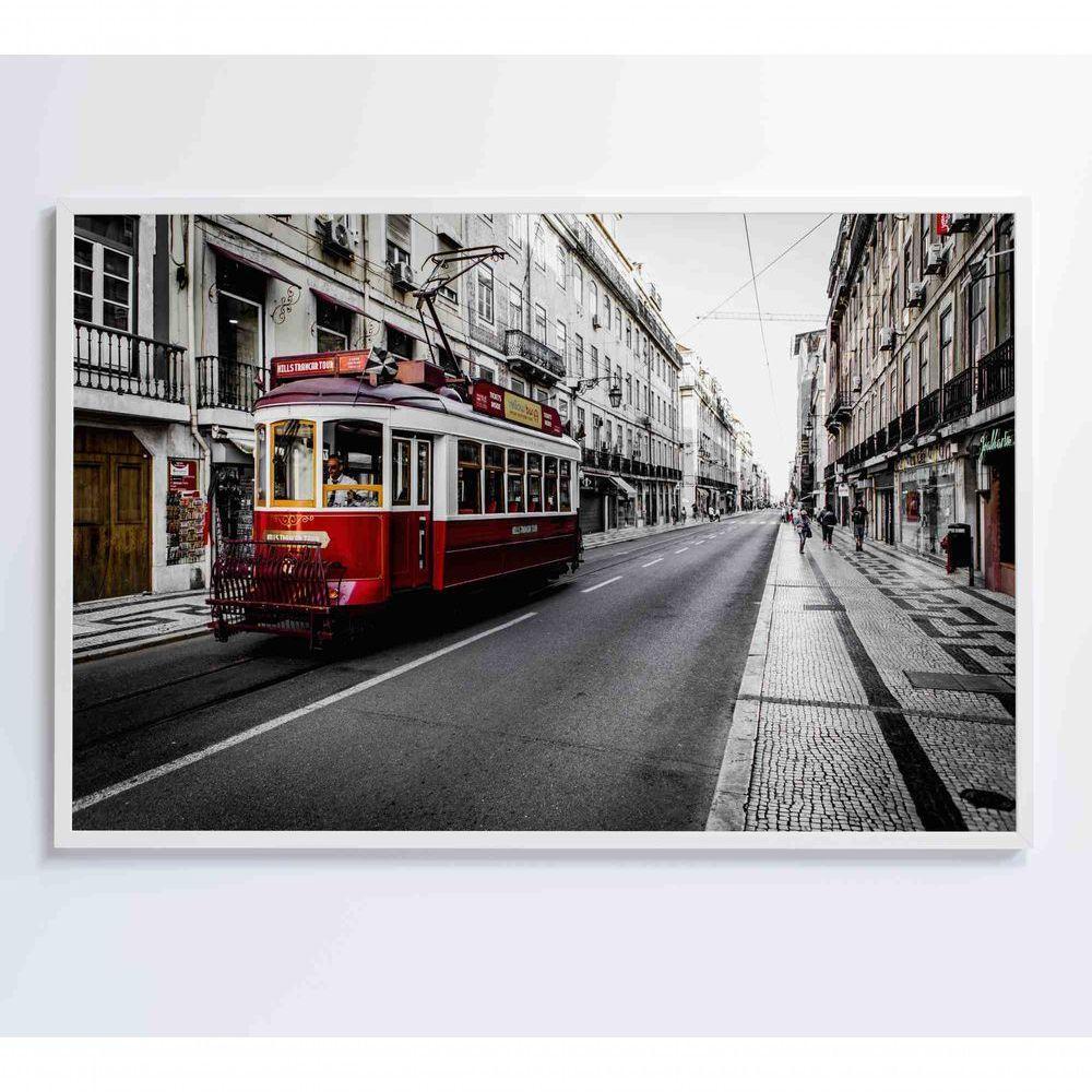 Quadro Bondinho 90x60 Cm Tecido Canvas - 7