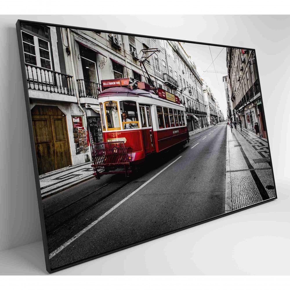 Quadro Bondinho 90x60 Cm Tecido Canvas - 8