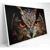 Quadro Coruja 90x60 Cm Vidro Impresso - 15