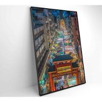 Quadro Mercado Noturno 80x120 Cm Tecido Canvas - 2