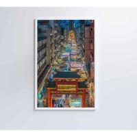 Quadro Mercado Noturno 80x120 Cm Tecido Canvas - 5