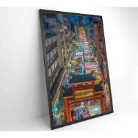 Quadro Mercado Noturno 80x120 Cm Tecido Canvas - 6