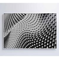 Quadro Arquitetura Ondas 90x60 Cm Vidro Impresso - 1