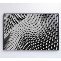 Quadro Arquitetura Ondas 90x60 Cm Vidro Impresso - 2