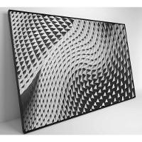 Quadro Arquitetura Ondas 90x60 Cm Vidro Impresso - 5