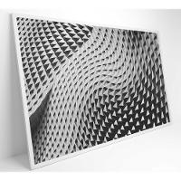 Quadro Arquitetura Ondas 90x60 Cm Vidro Impresso - 7