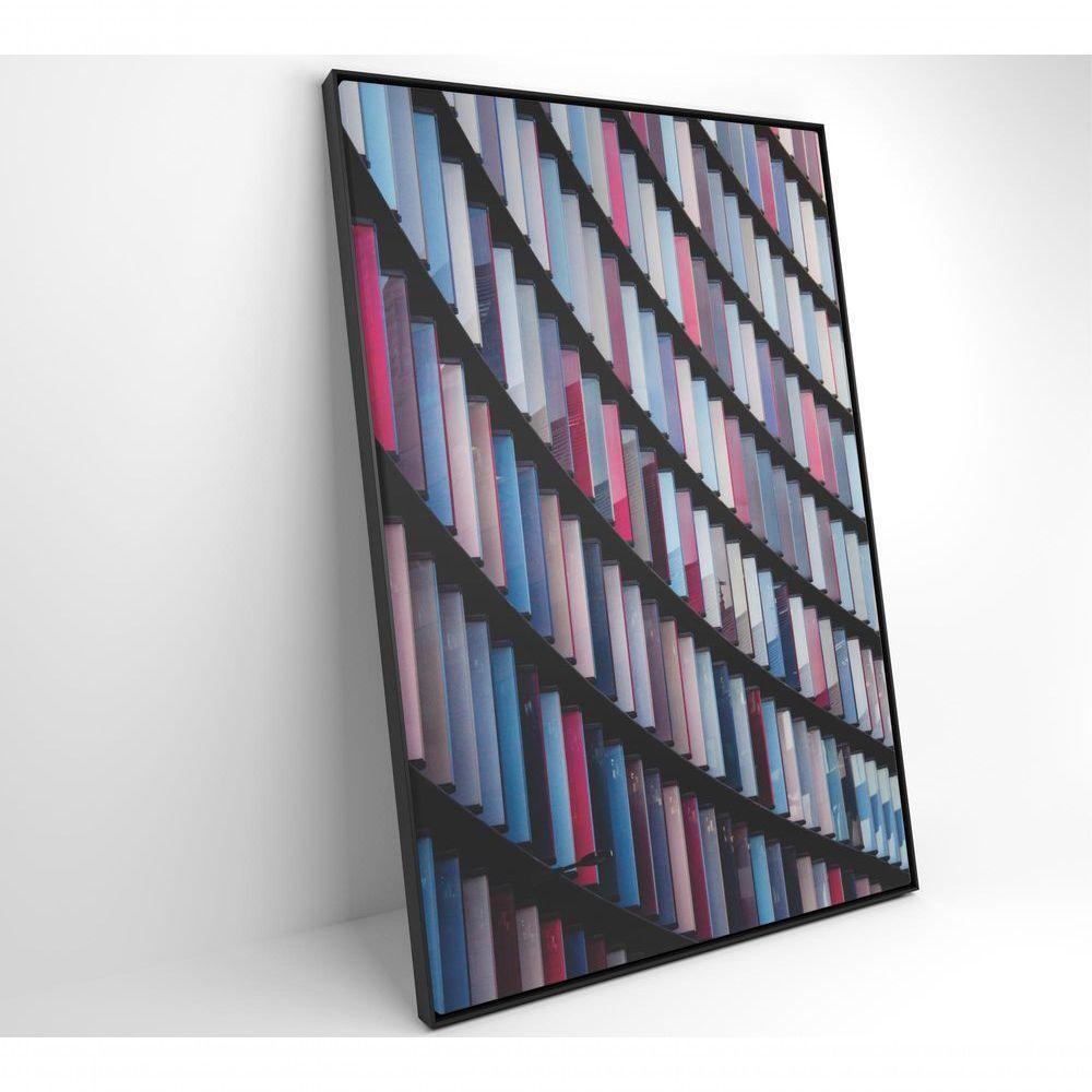 Quadro Arquitetura Ritmo E Cor 80x120 Cm Tecido Canvas - 5