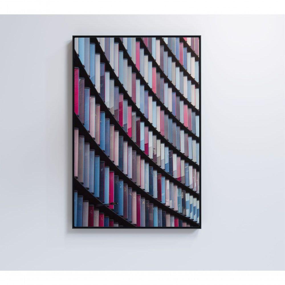 Quadro Arquitetura Ritmo E Cor 80x120 Cm Tecido Canvas - 8