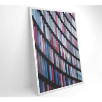 Quadro Arquitetura Ritmo E Cor 80x120 Cm Tecido Canvas - 2