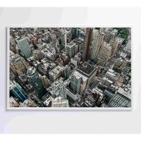Quadro Metrópole 60x40 Cm Adesivo Fotográfico - 7