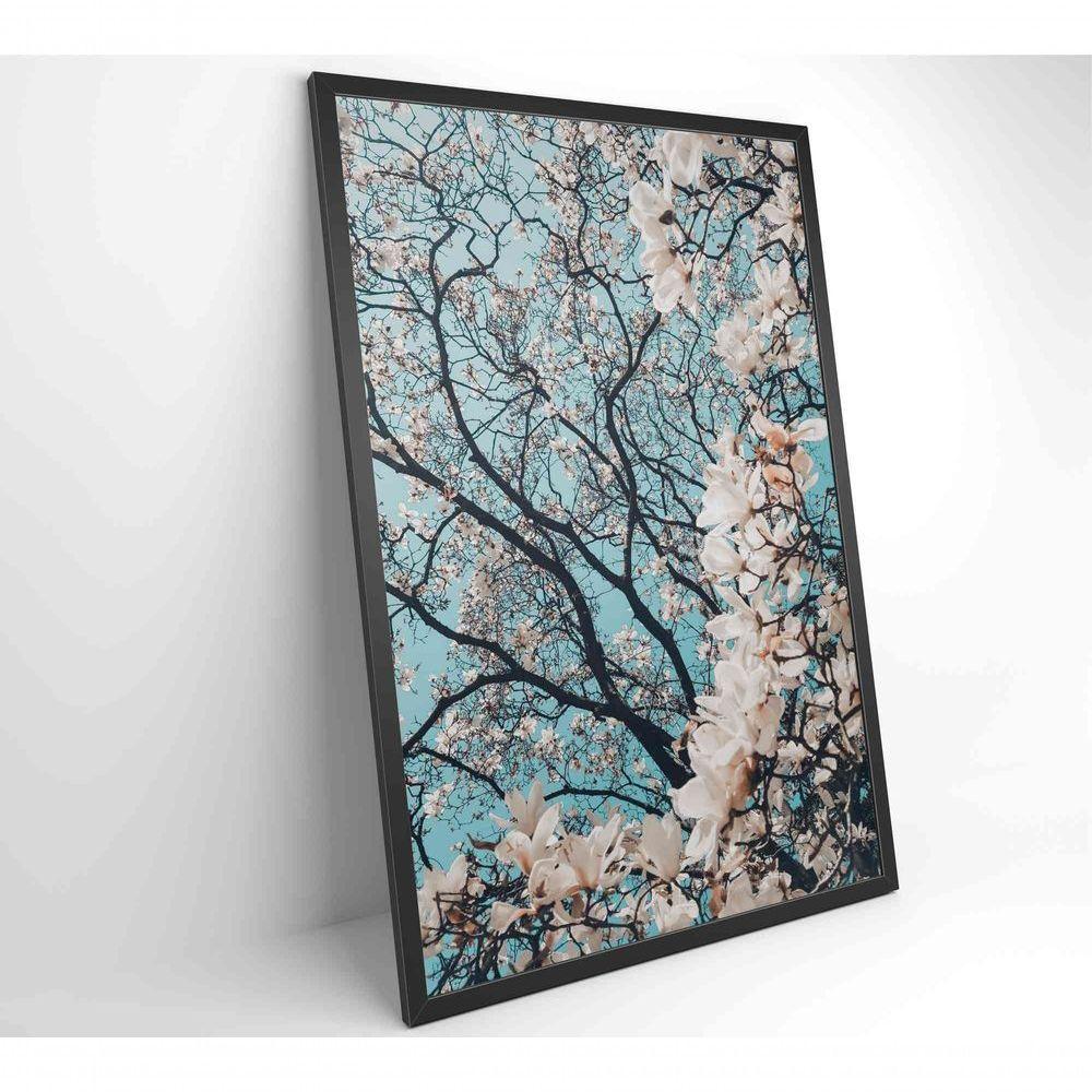 Quadro Cerejeira 60x90 Cm Tecido Canvas - 6