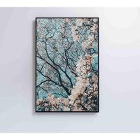 Quadro Cerejeira 60x90 Cm Tecido Canvas - 3