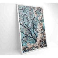 Quadro Cerejeira 60x90 Cm Tecido Canvas